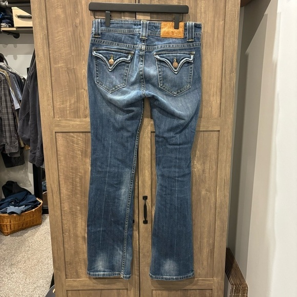 Vigoss The New York Boot Jeans Blue Fade Wash size 7/8 (29) - Picture 2 of 14